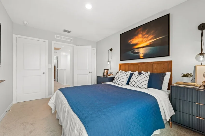 Ivy Model - The Towns at Firethorn-25-PS bedroom