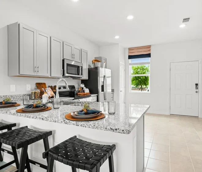 Ivy Model - The Towns at Firethorn-7 kitchen